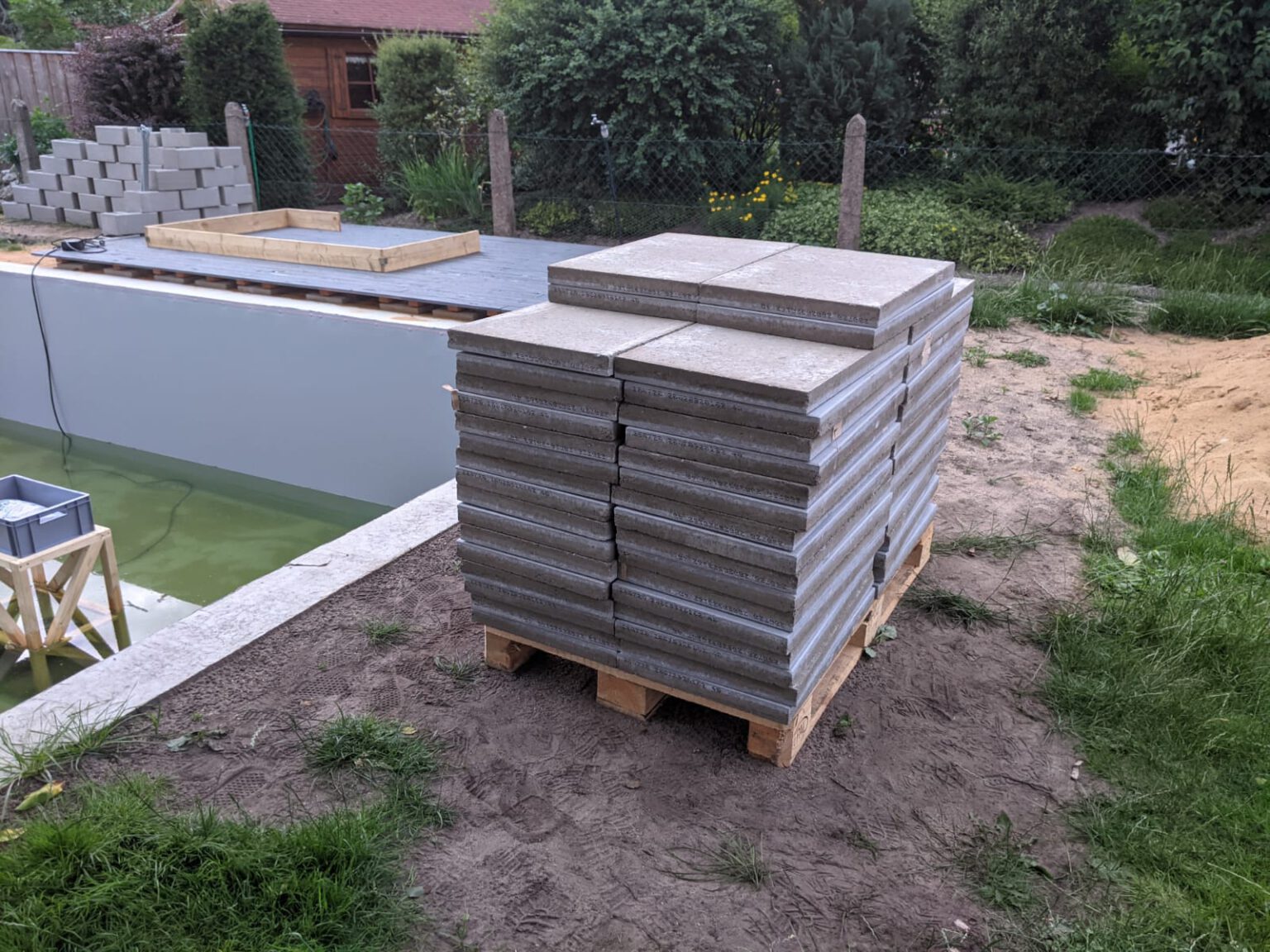 Teich Randplatten verlegen koiteichblog