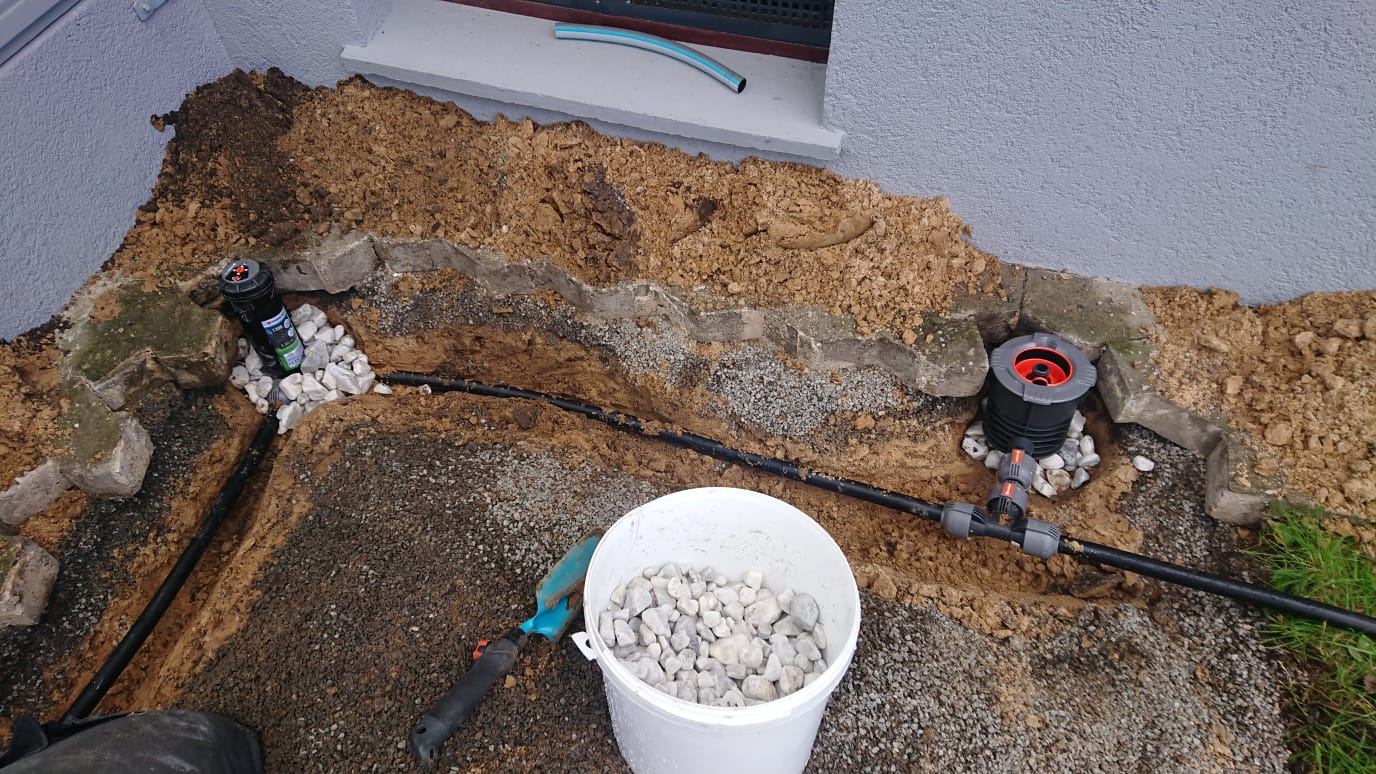 Planung und Installation unserer Gartenbewässerung mit dem Gardena