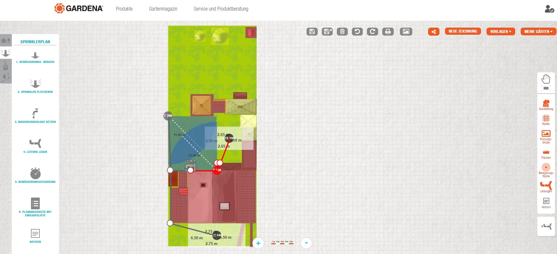 Planung und Installation unserer Gartenbewässerung mit dem Gardena